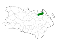 mapa de la comarca de los Valles de Benavente