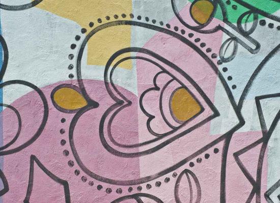 Detalle de la obra des-borado