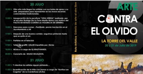 La Torre del Valle acoge la tercera edición de «Arte contra el olvido»