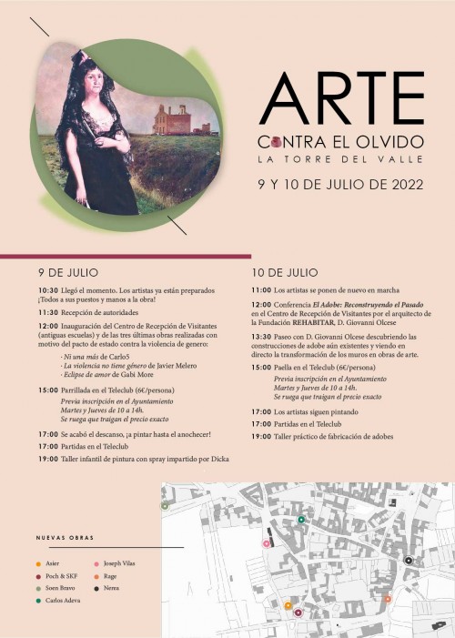 La Torre del Valle retoma este fin de semana su proyecto «Arte contra el olvido»