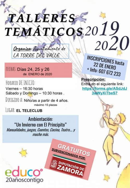 Talleres temáticos 2020