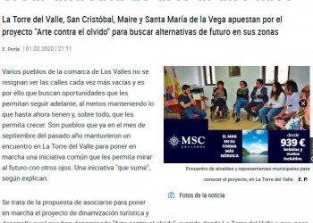 Pleno sobre la ruta de arte al aire libre